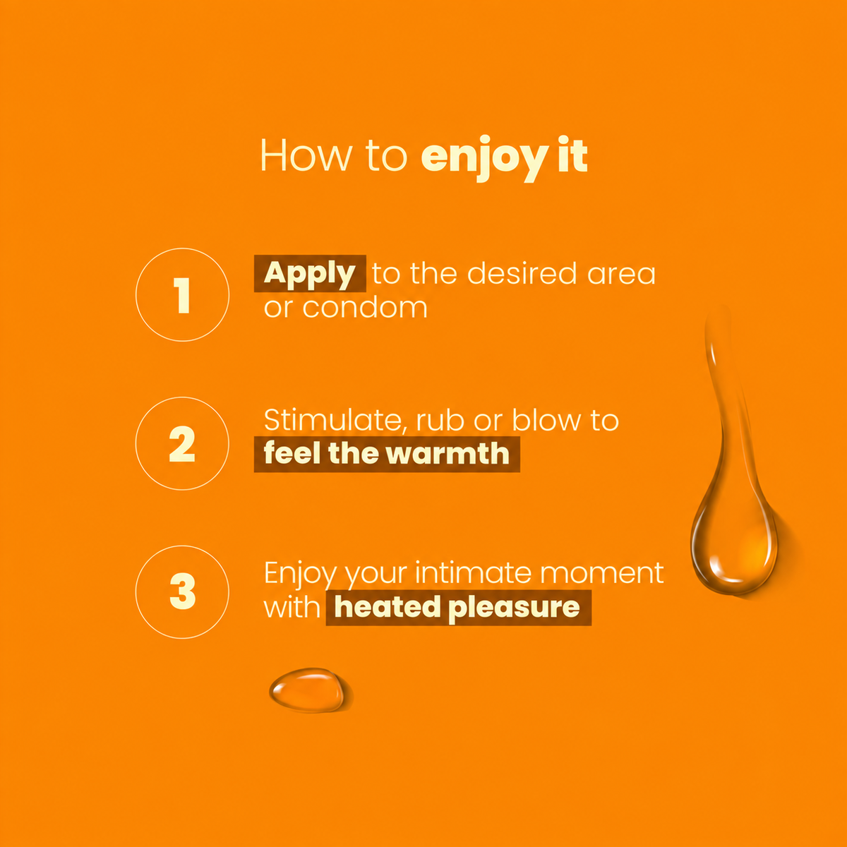 Hot passion fruit lubricant